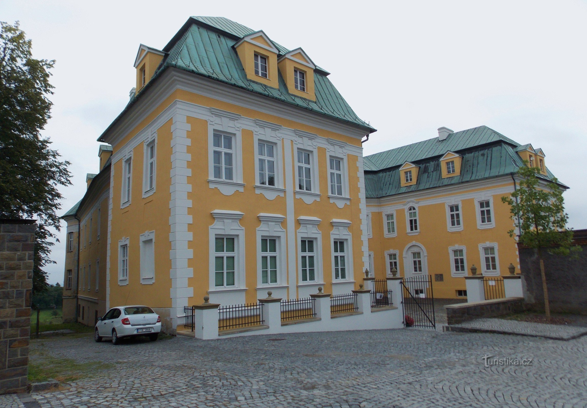 The ancient Bílovecký castle