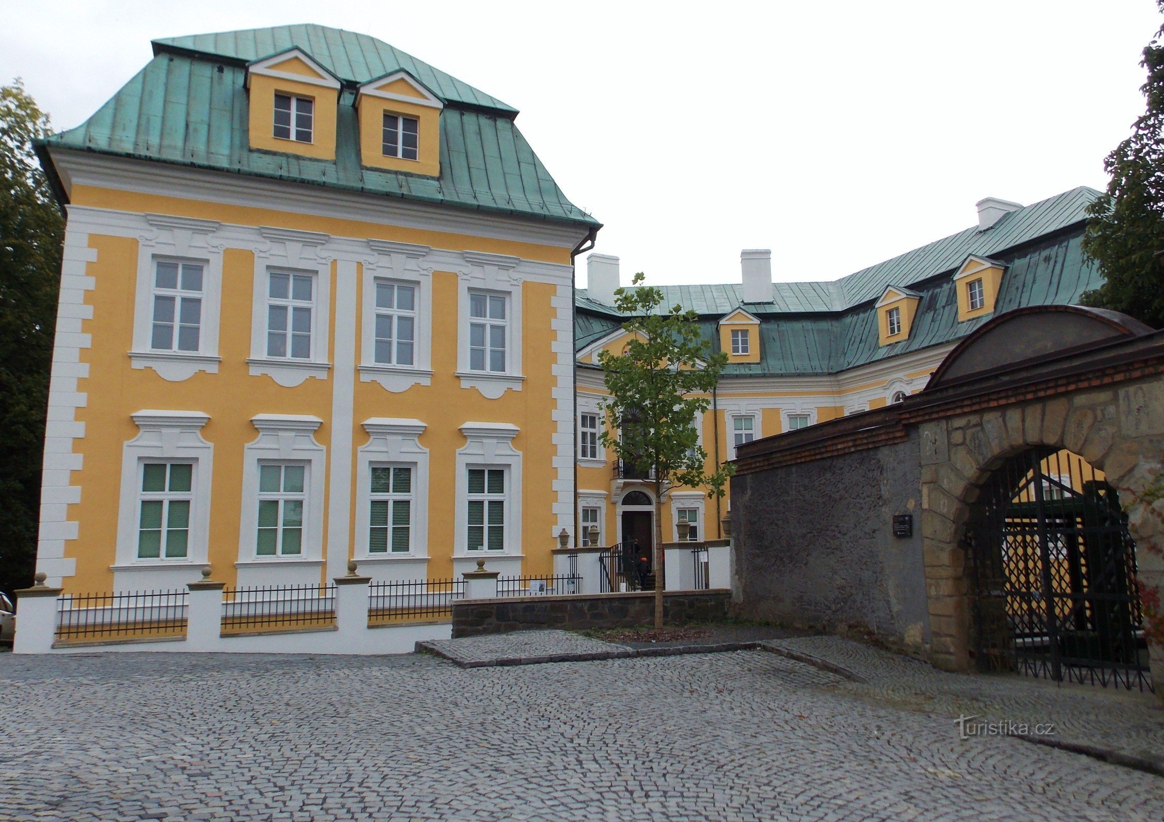 The ancient Bílovecký castle