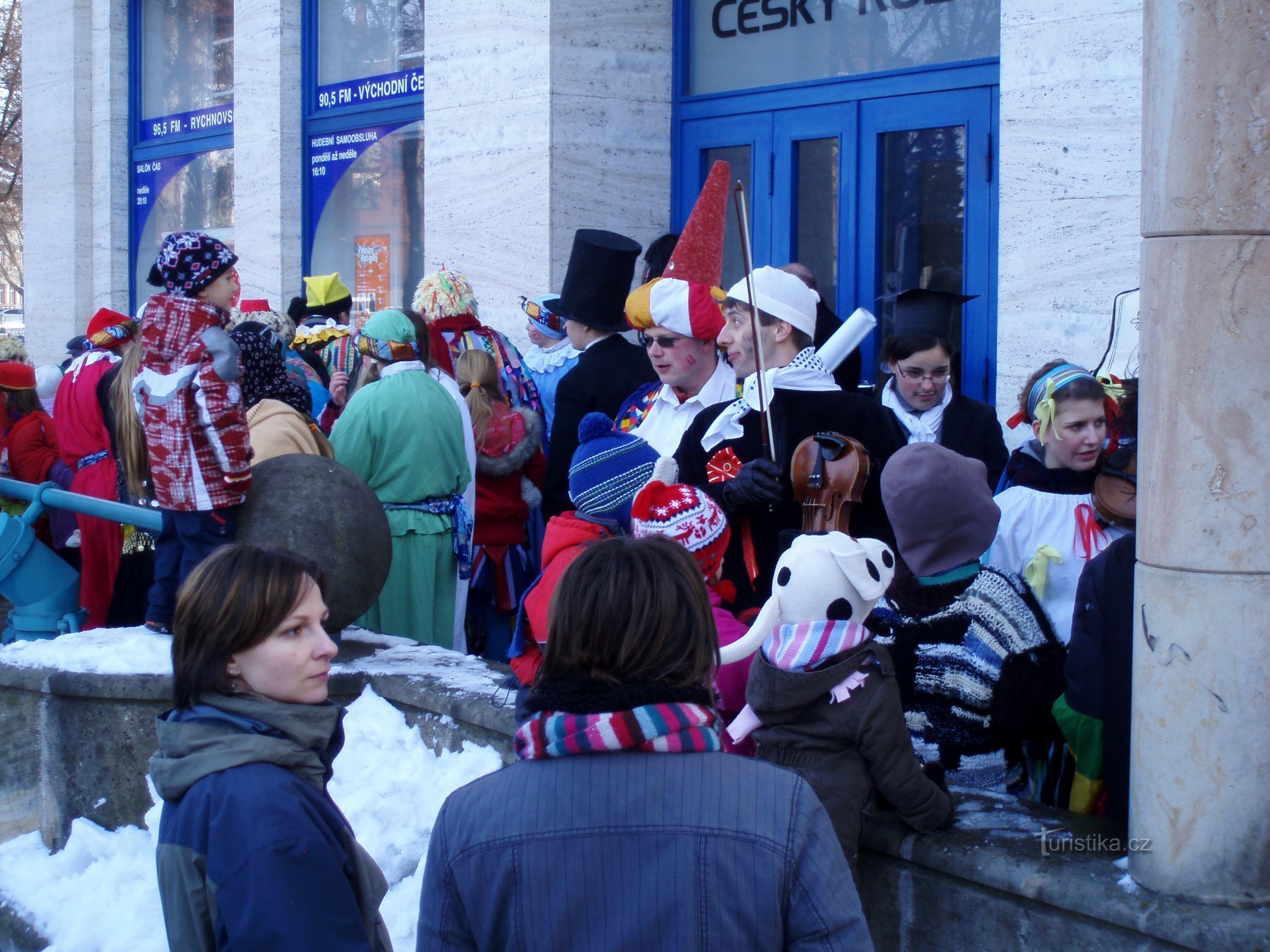 Antica sfilata di carnevale boema (Hradec Králové, 16.2.2010 febbraio XNUMX)