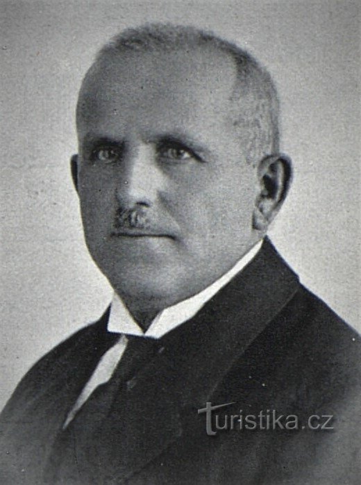 A jaroměři Kerületi Takarékpénztár polgármestere, František Gabriel