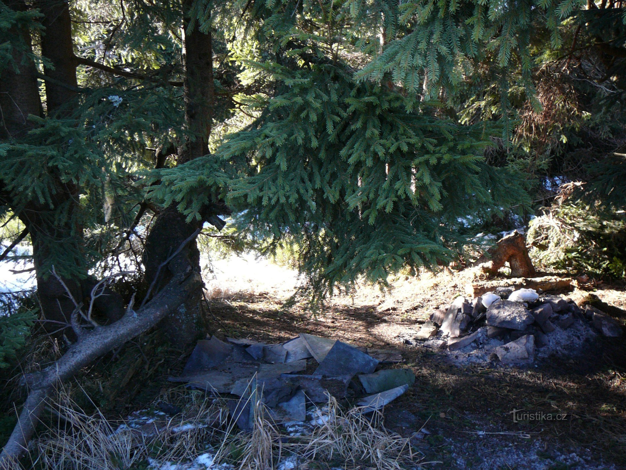 ancien bivouac sur Malé Smrk