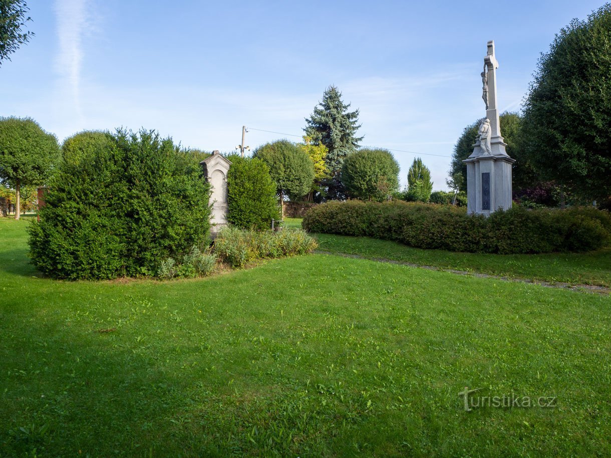 The old cemetery was turned into a park