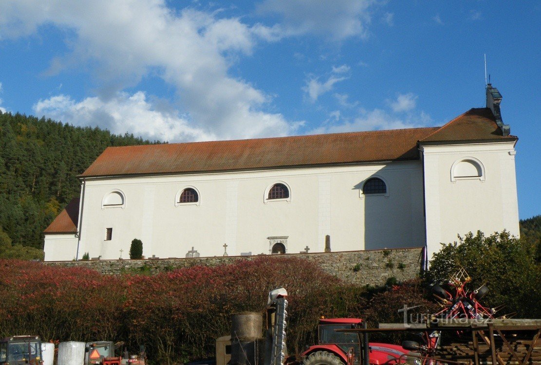 Stary Kościół Wniebowzięcia NMP w Černvír