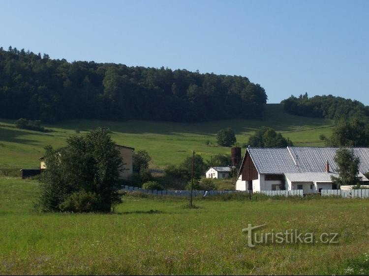Farm: View of the agricultural cooperative in the village