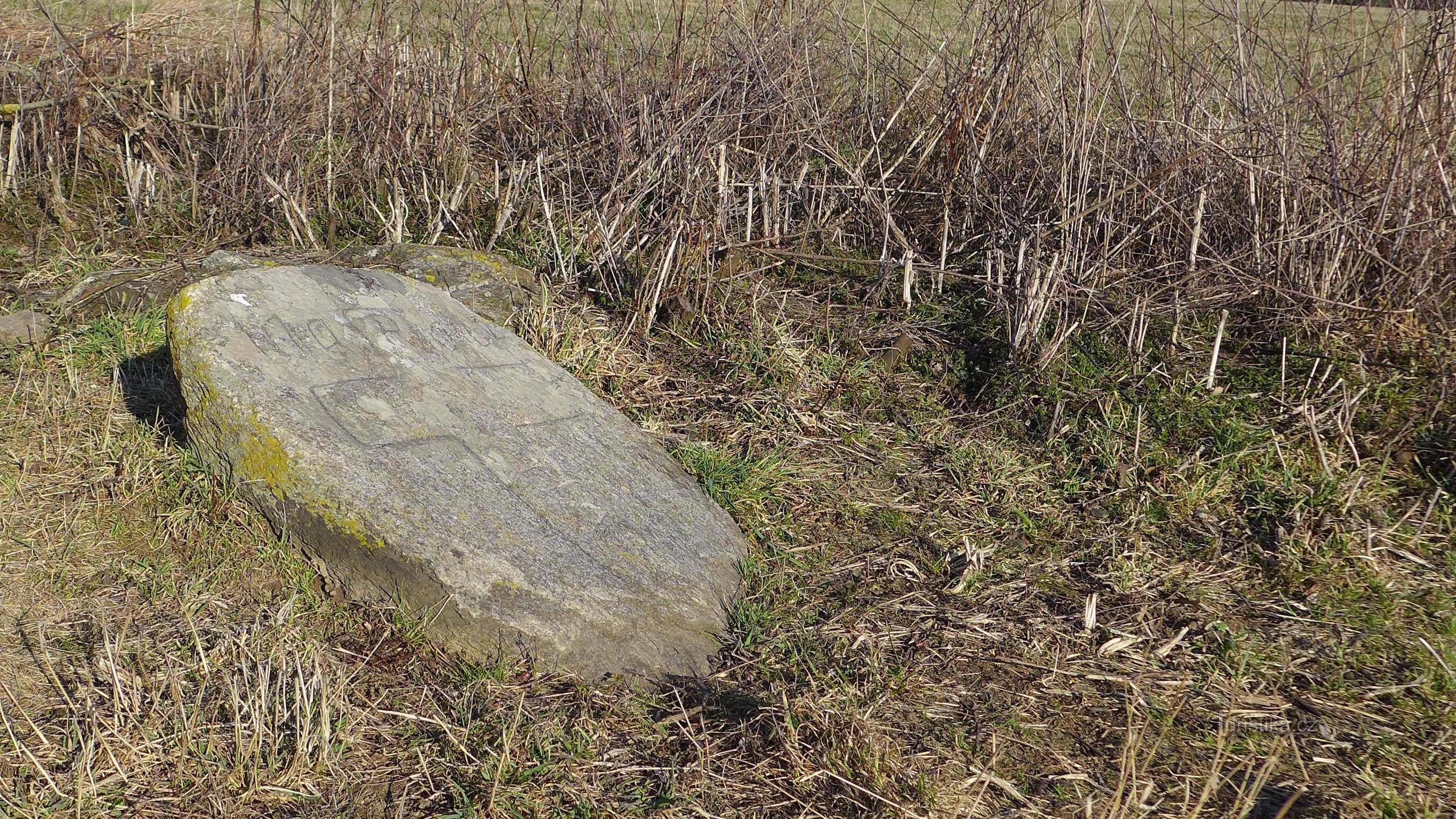 Štěměchy - Piedra de la paz de María