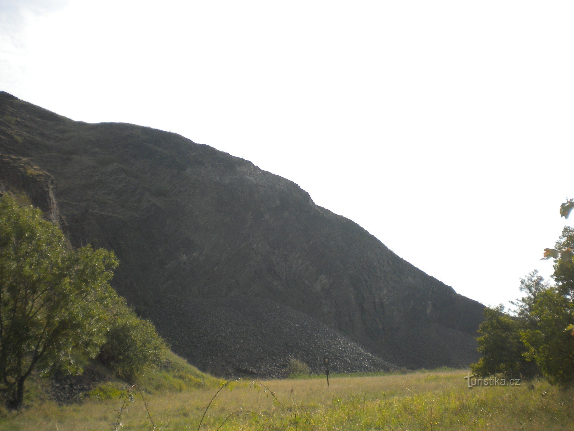 Quarry wall.