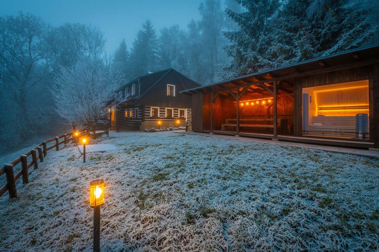 Štepánka - Chalet &amp; SPA - zahrada s altánem a finskou saunou