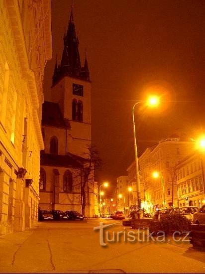 Štěpánská-Straße - Kirche St. Stefan