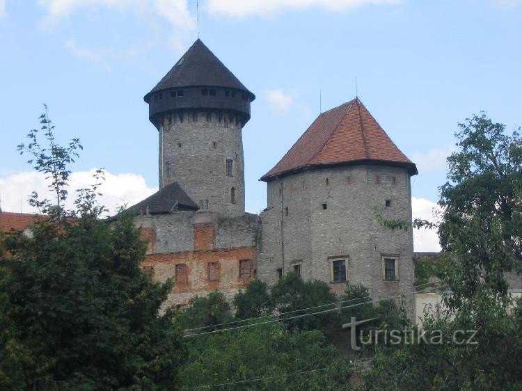 Šternberk: fotografato dal parco