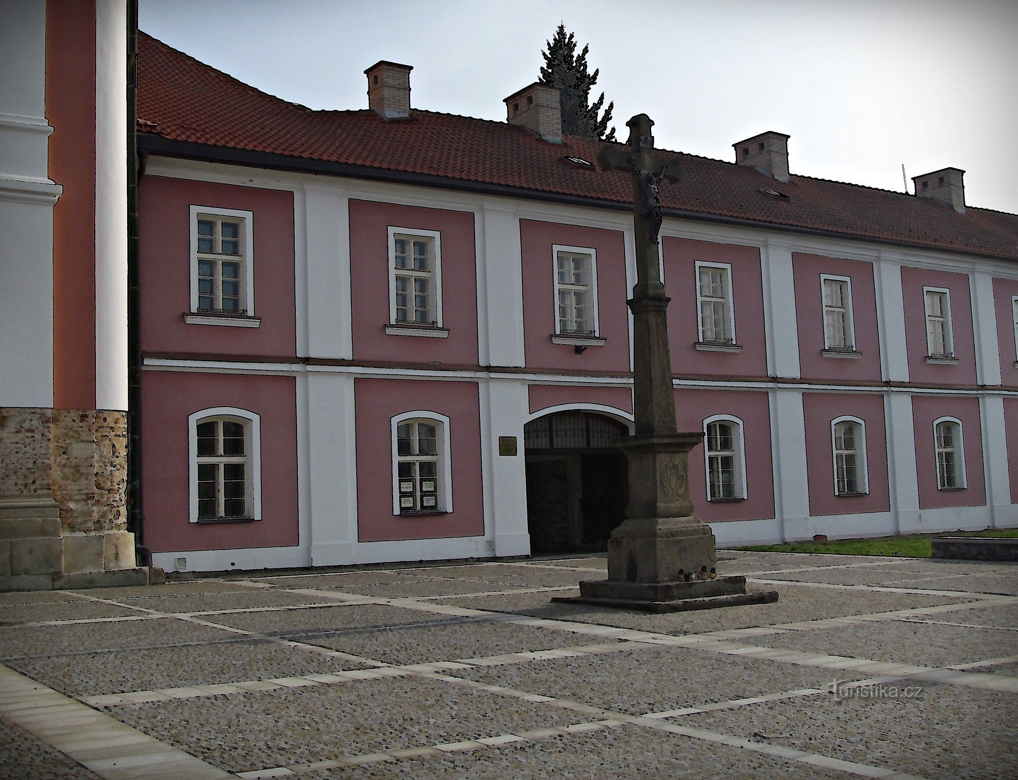 Štípa lähellä Zlíniä - pyhiinvaelluskirkon paikka