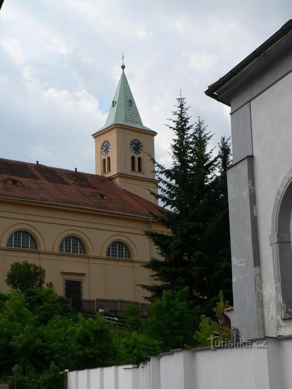 Stod, church of St. Mary Magdalene from Radbuza