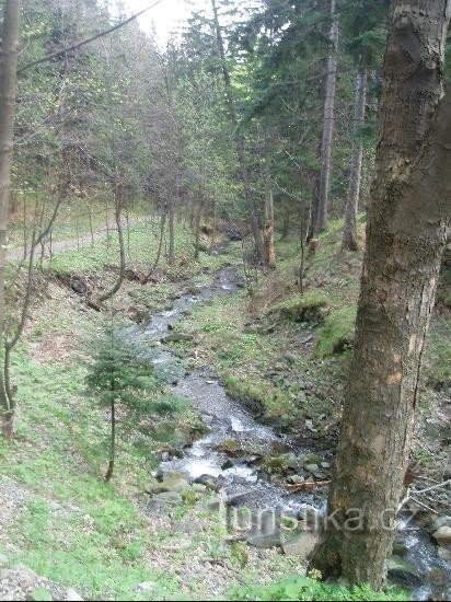 Στολόβετς πάνω από τον οικισμό Ποντ Στολόβου