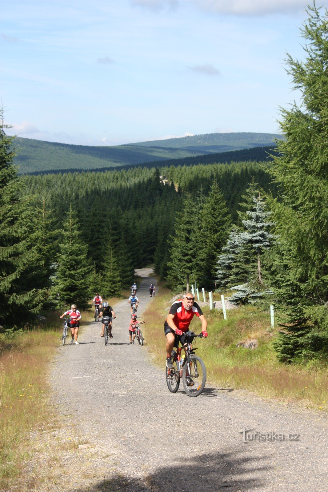 Alpinistas no Caminho Equestre