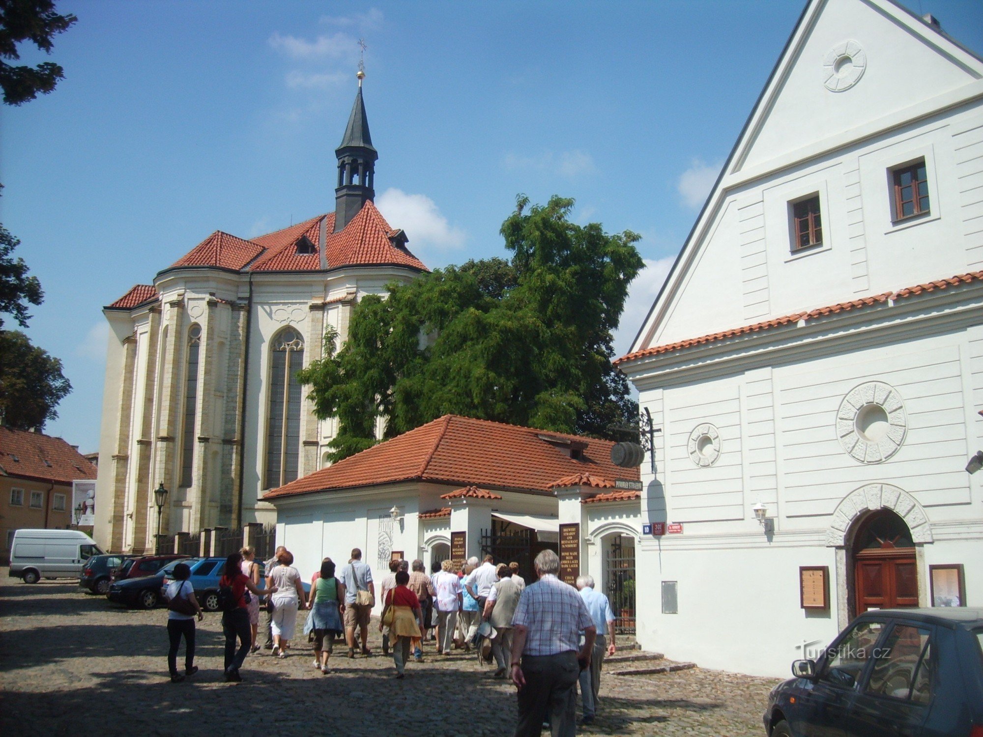 Berărie Strahov lângă mănăstire