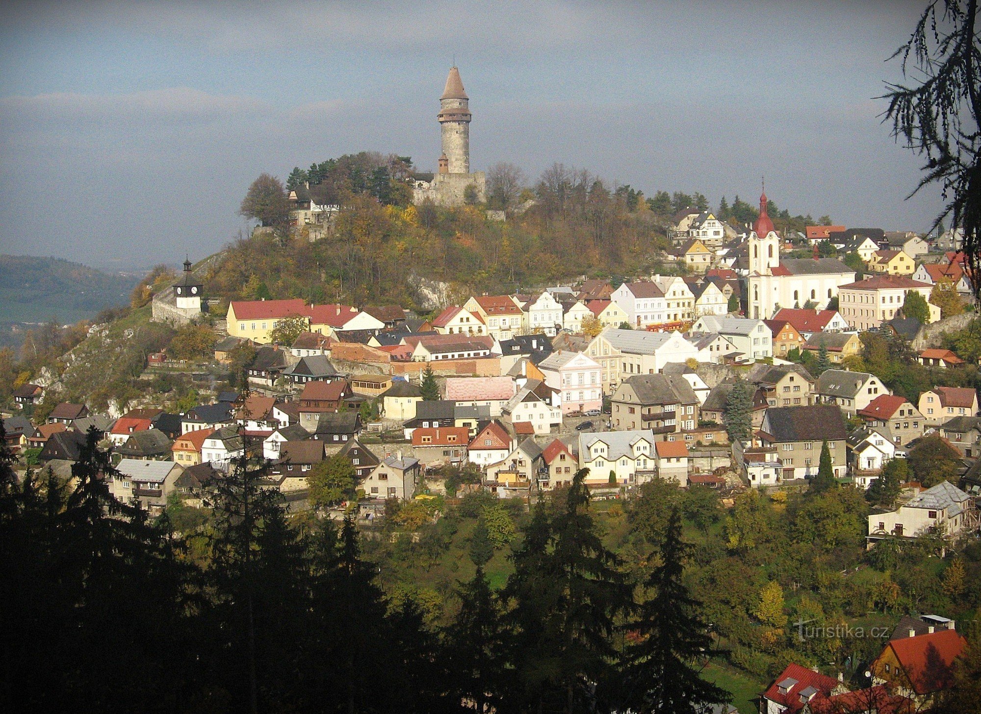 Štramberk - miradouro de Bezruč em Kotouč