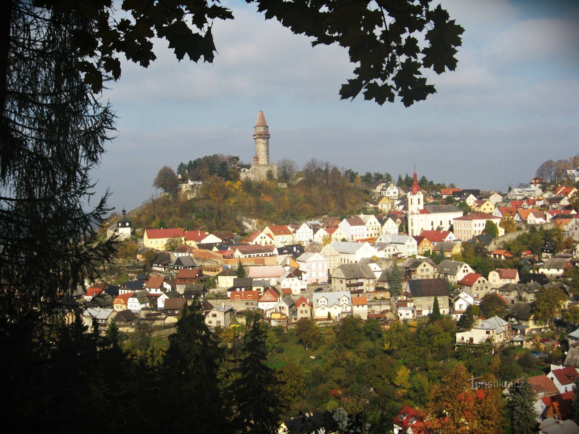 Štramberk - miradouro de Bezruč em Kotouč