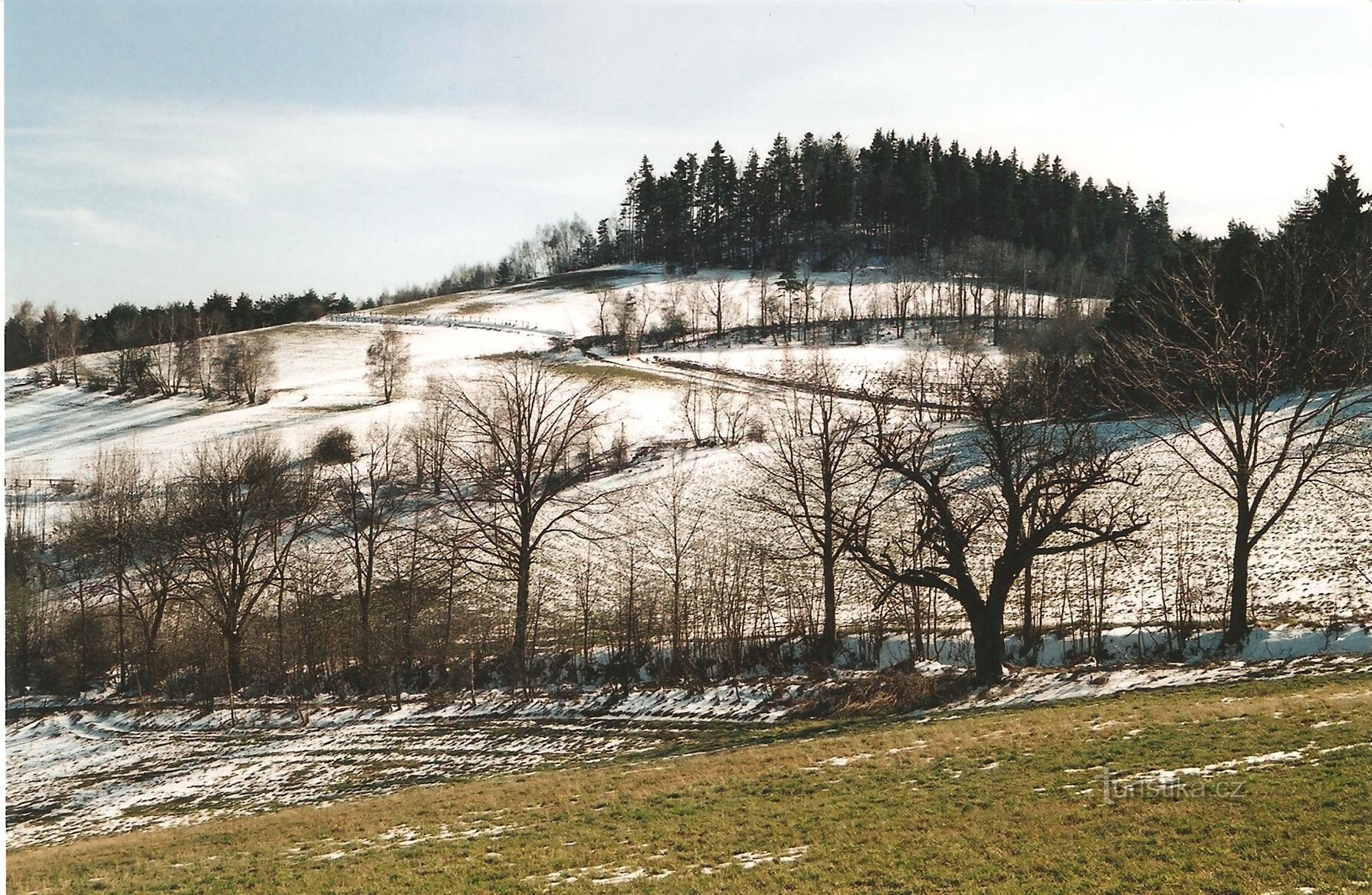 On the side above Veselím