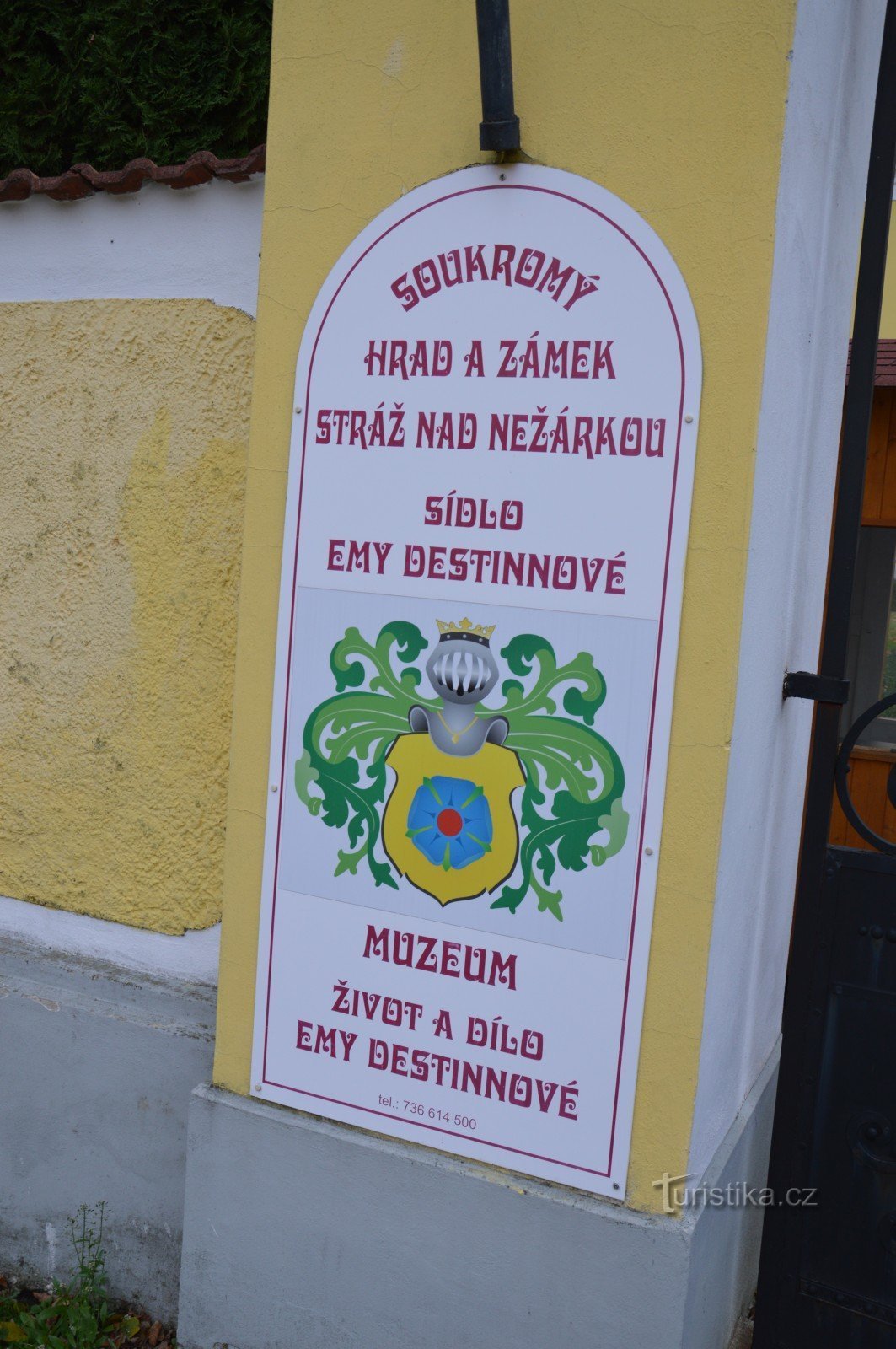 Stráž nad Nežárou - dinh thự của Ema Destinnová