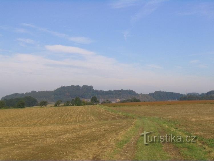 Strážnice, kilátás Chlebovice felől