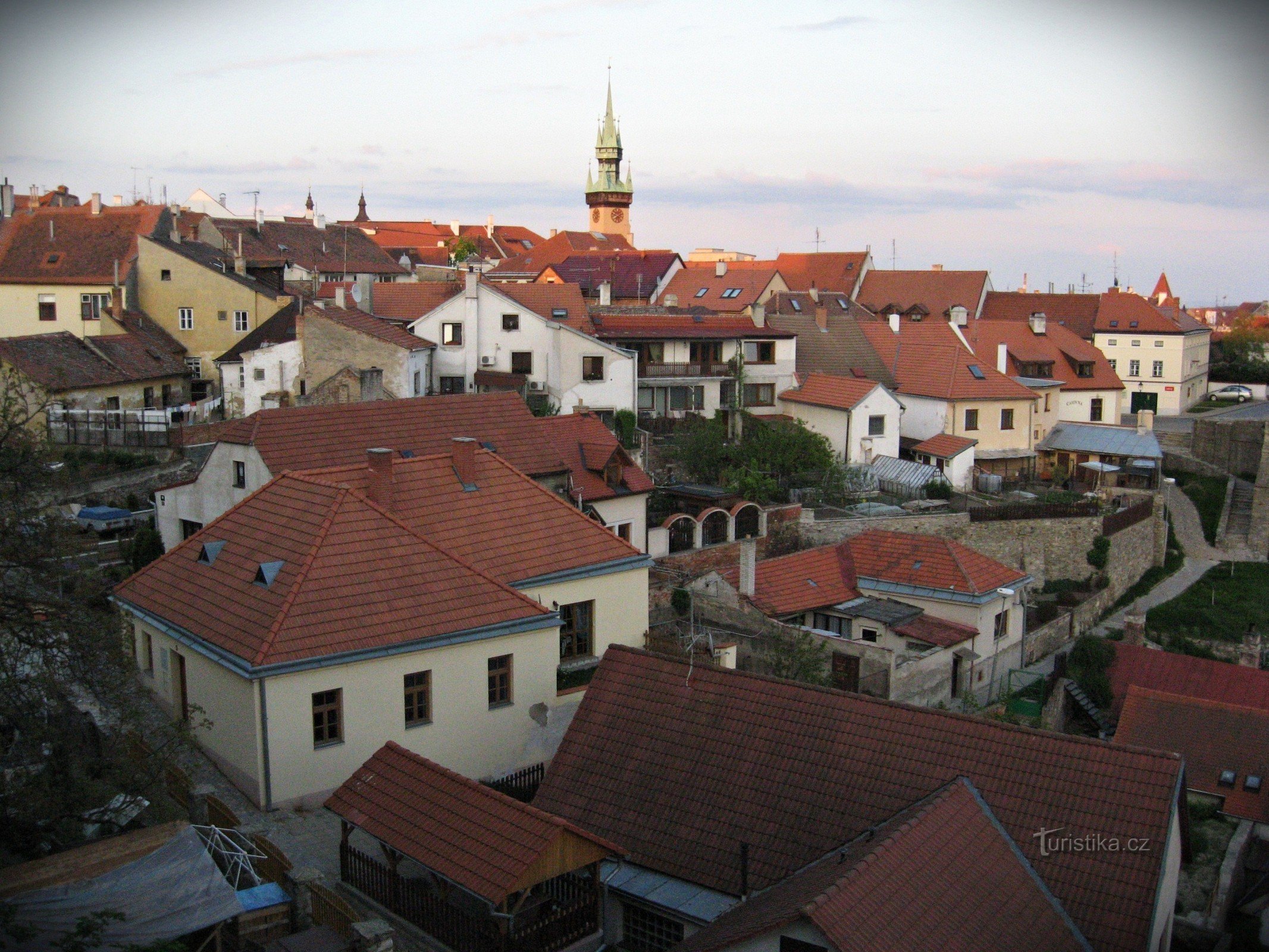 the roofs of the historic center