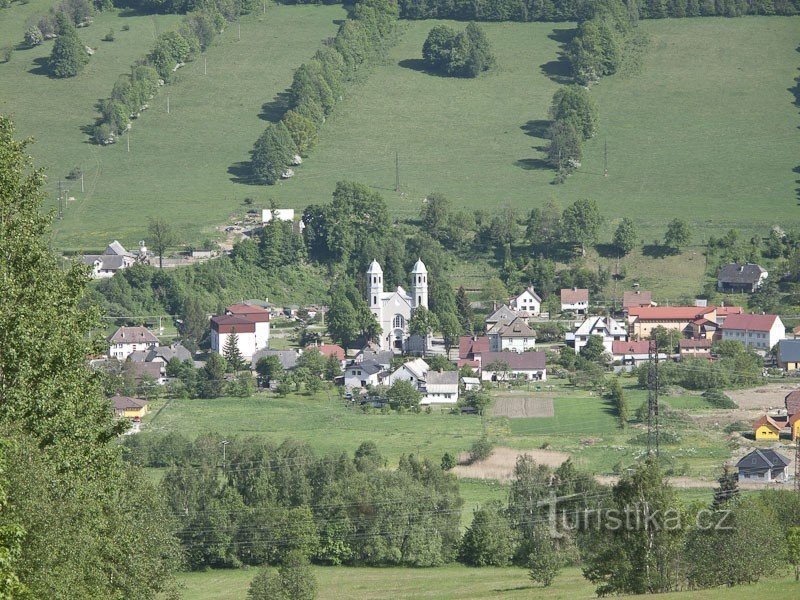 Centrum av Česká Ves