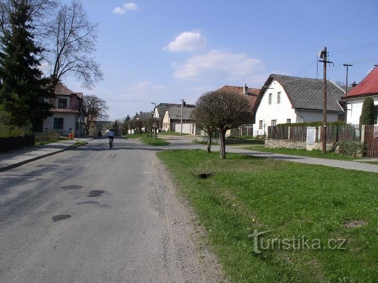 The center of Šlapánov