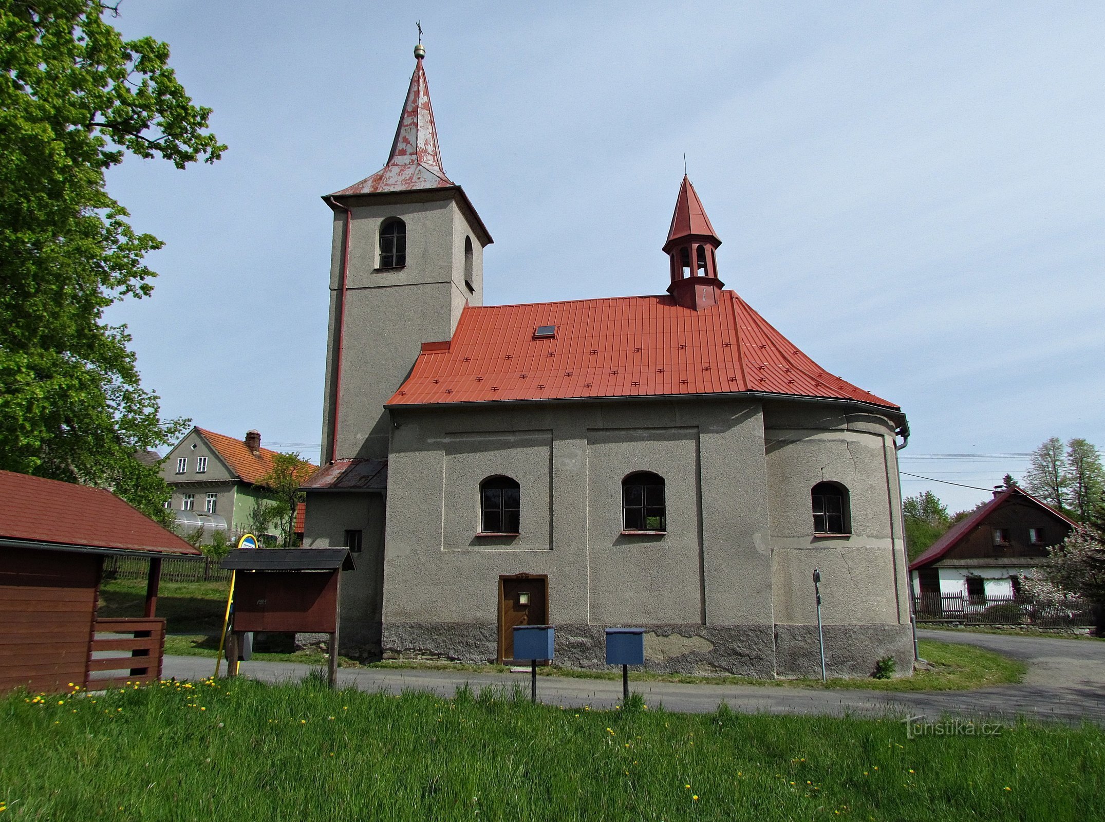 Středolésí - костел Св. Антонія Падуанського