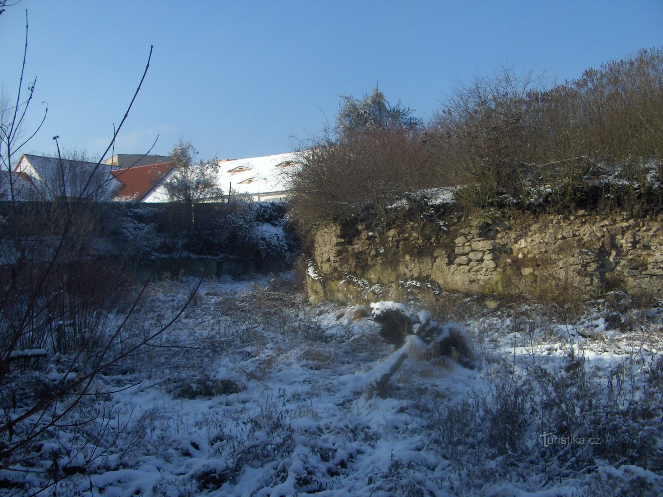 Mittelalterliche Wasserfestung.