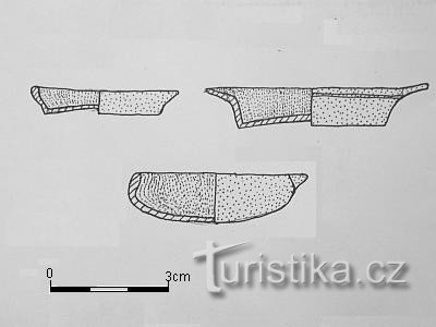 srednjovjekovni kahani pronađeni prilikom istraživanja tvrđave