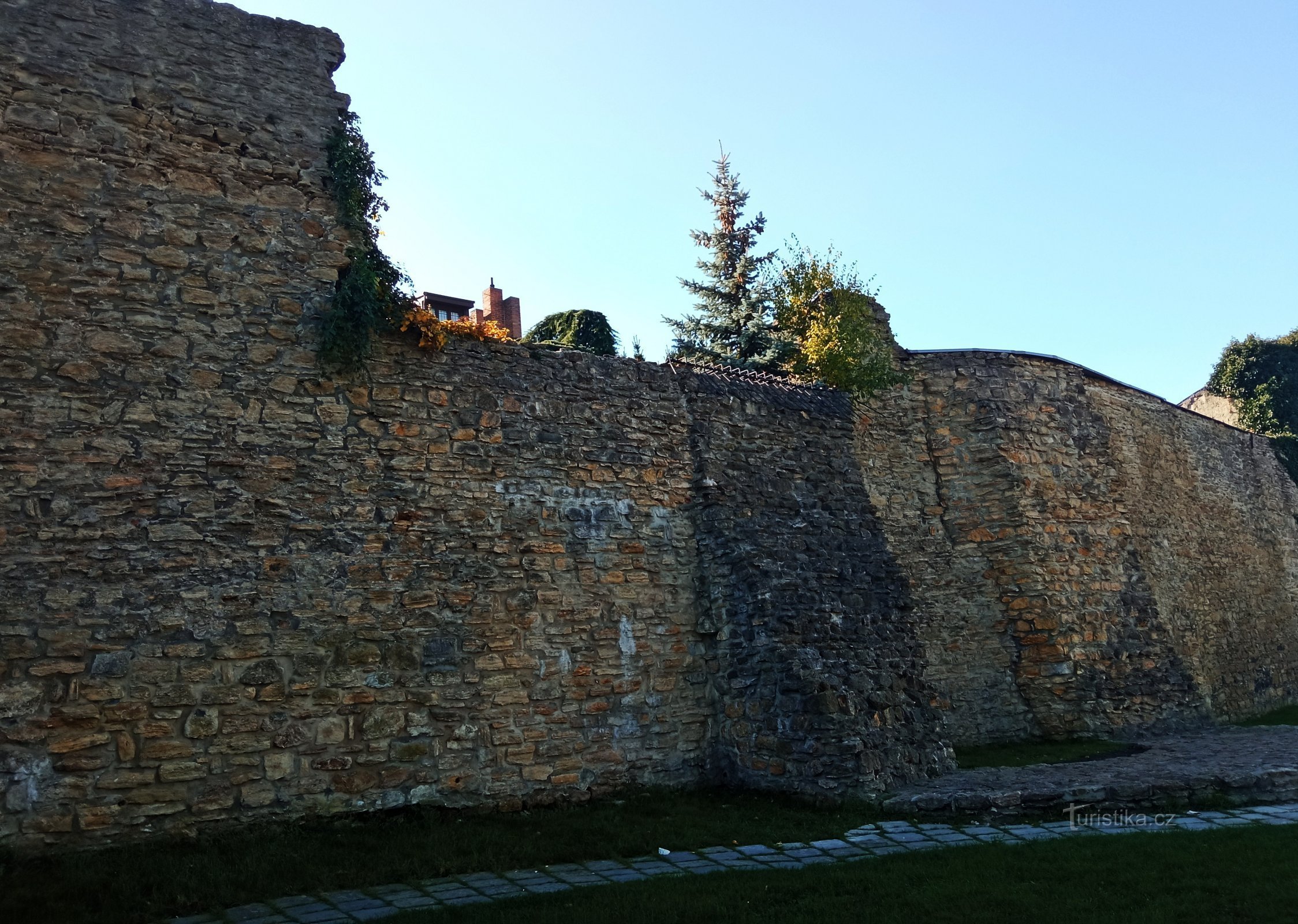 Mittelalterliche Stadtmauer in Přerov