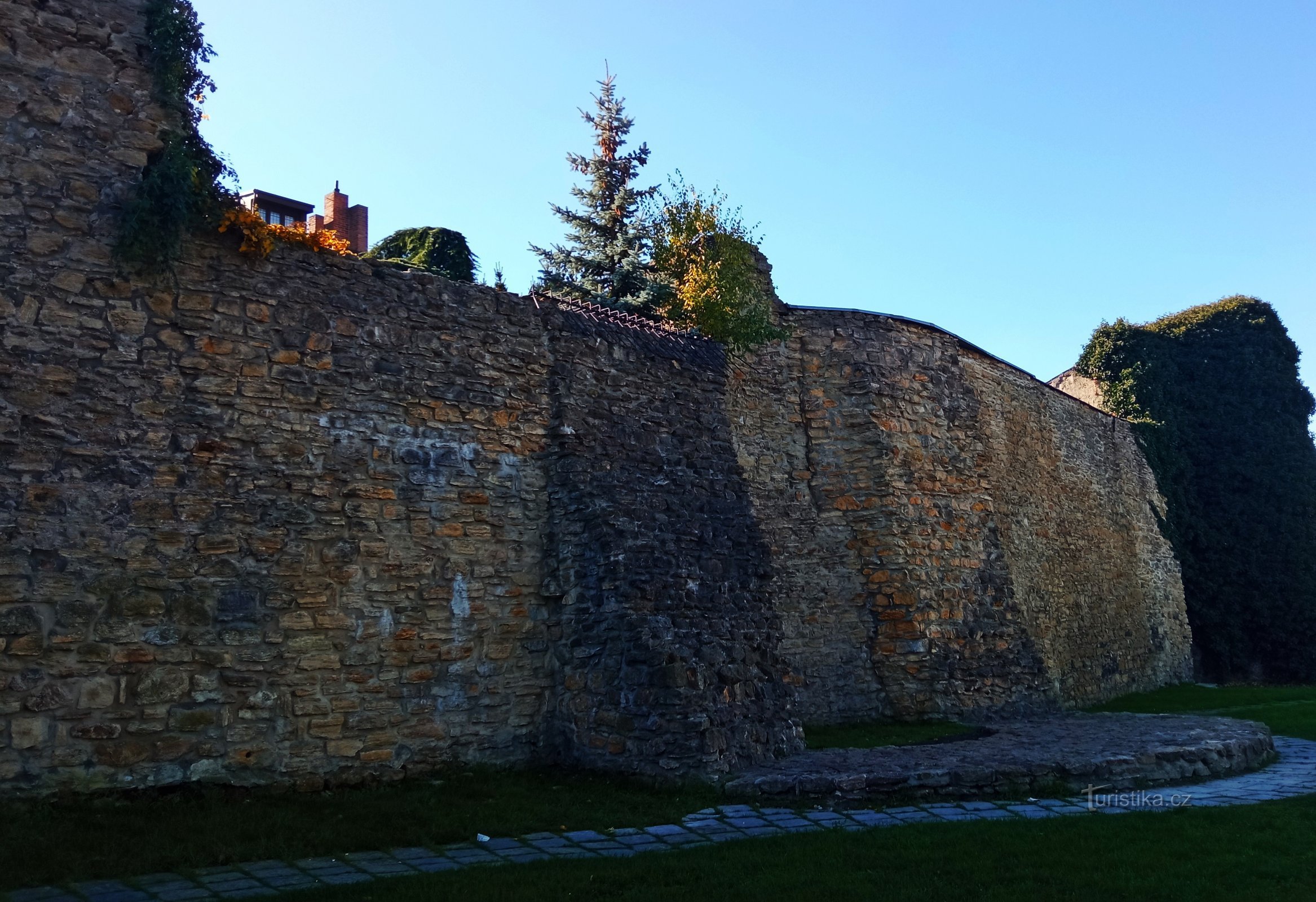 Medieval city walls in Přerov