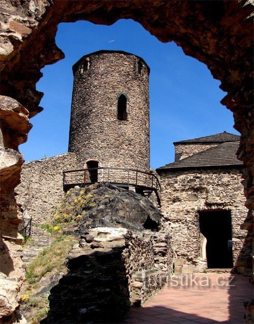 Střekov – ruins of artists