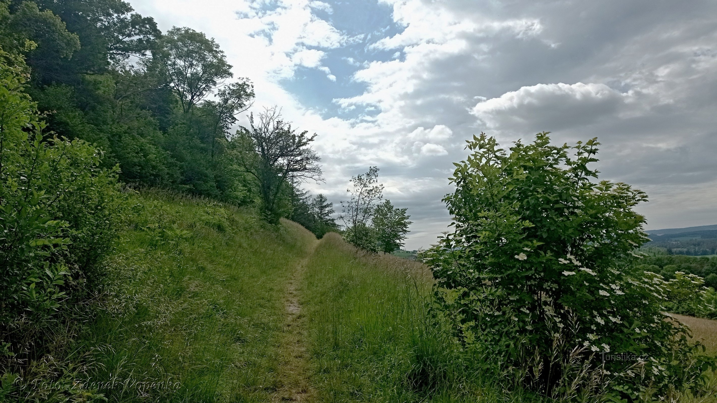 Strmo pobočje.