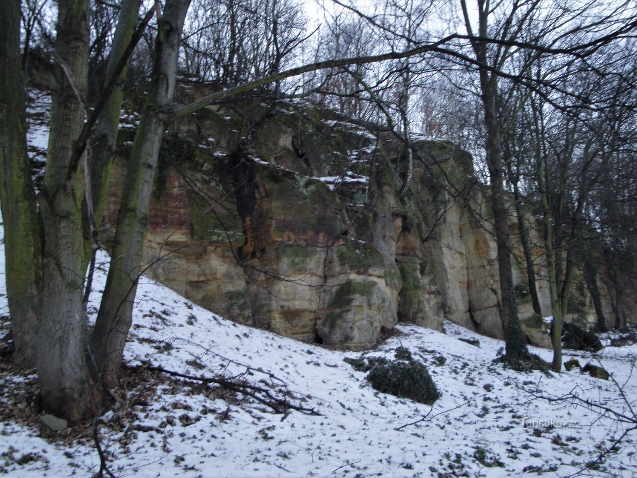 Střešovicen kalliot – tila helmikuussa 2017