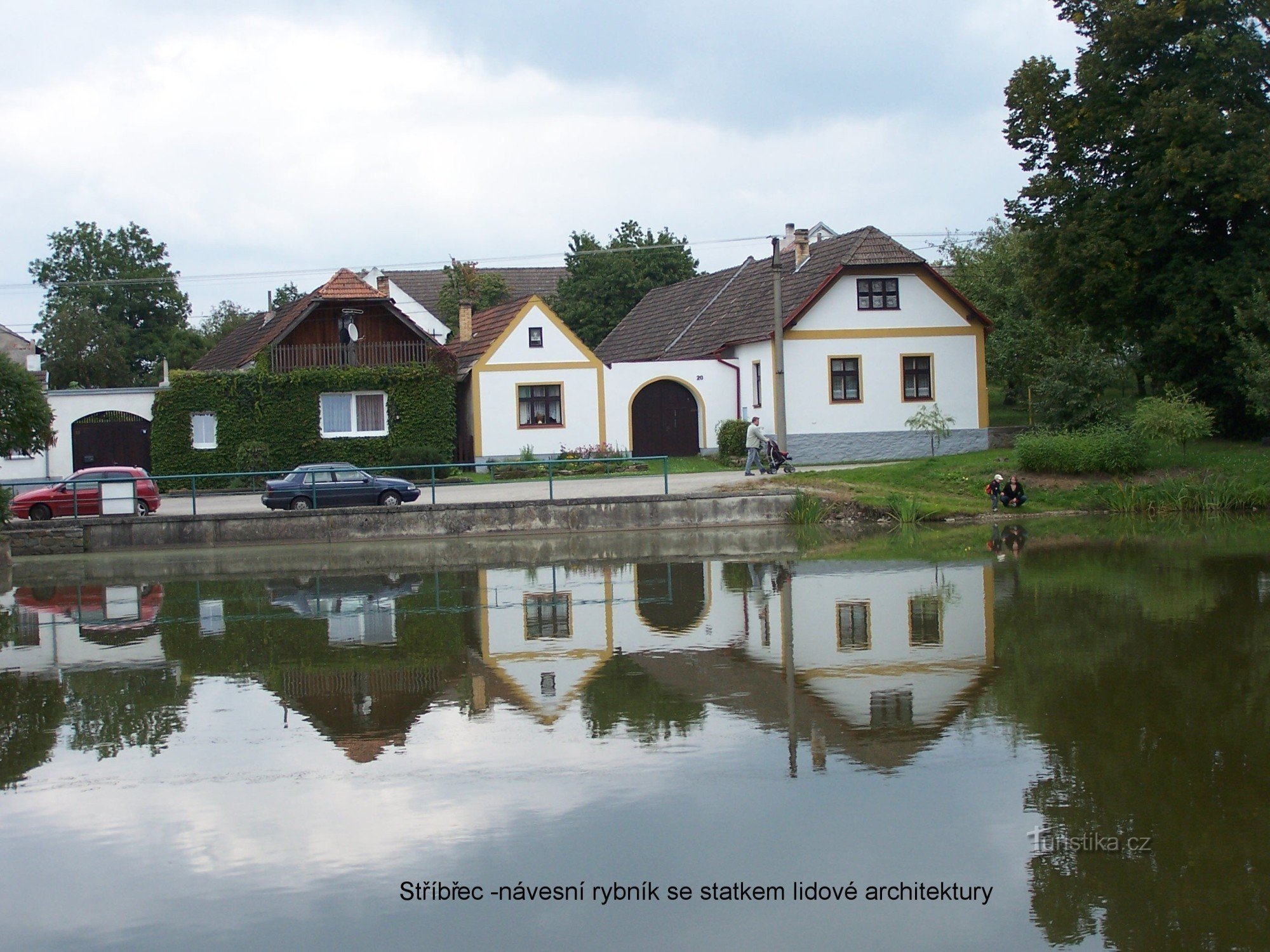 Stříbrec-boerenboerderij in het dorp