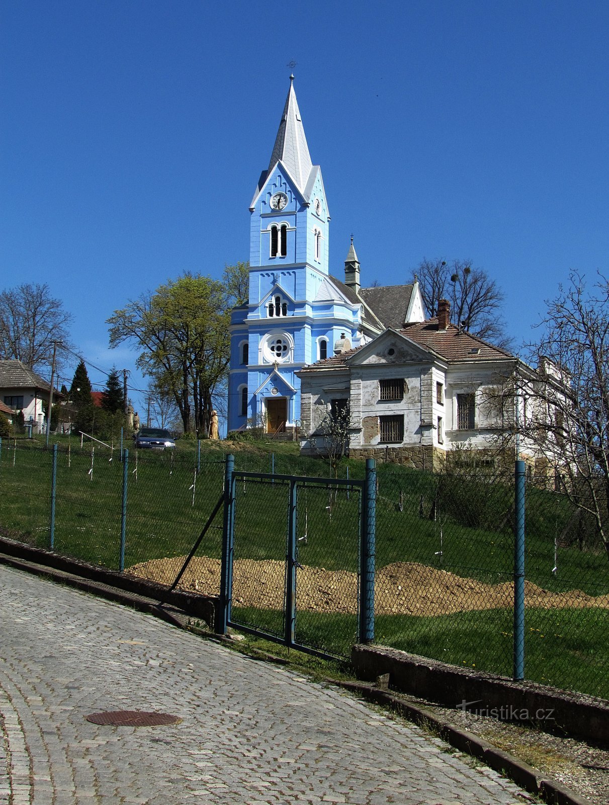 Stříbrnice - teren kościoła św. Prokopa