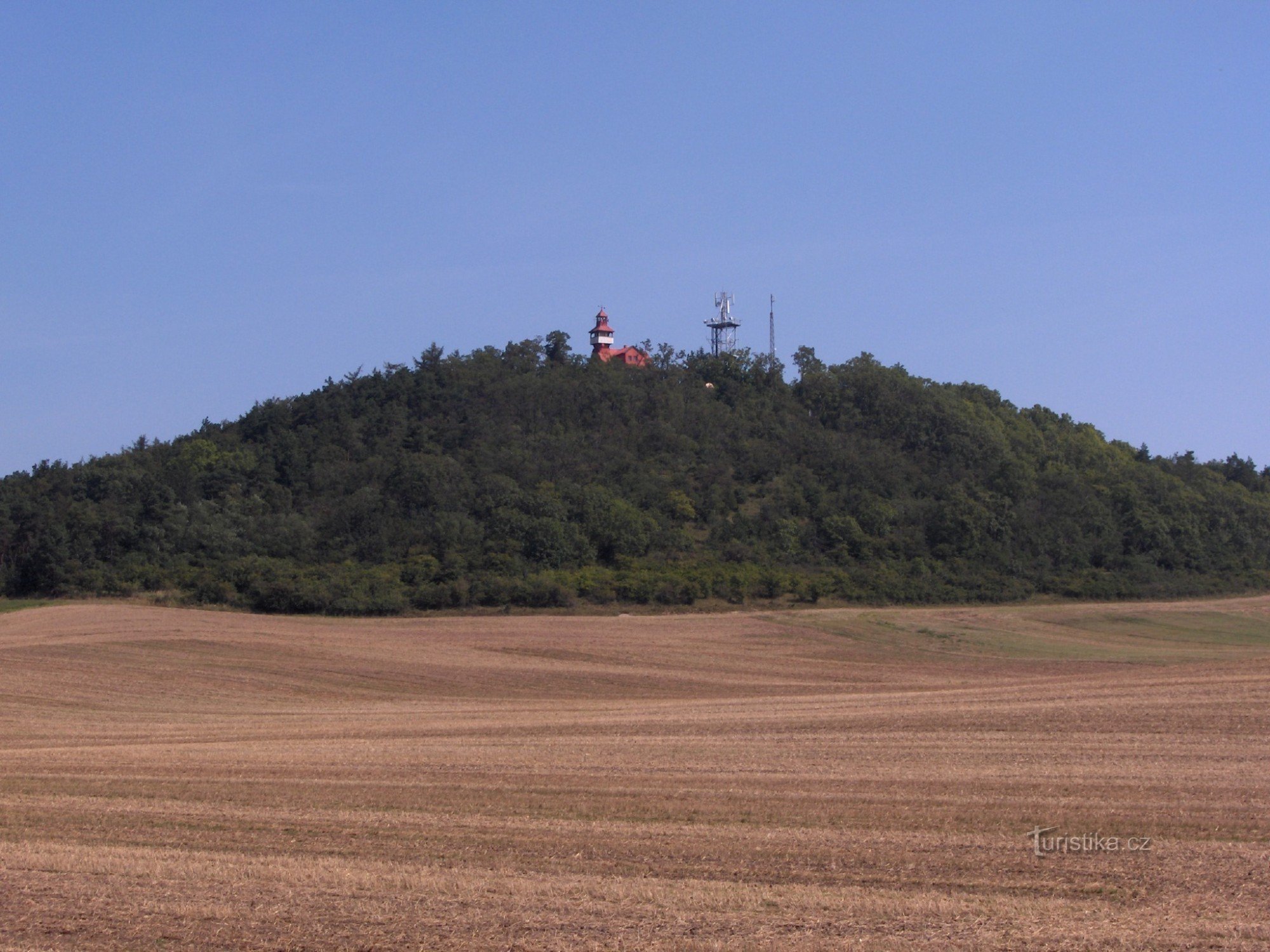 Zilveren toren met uitkijktoren