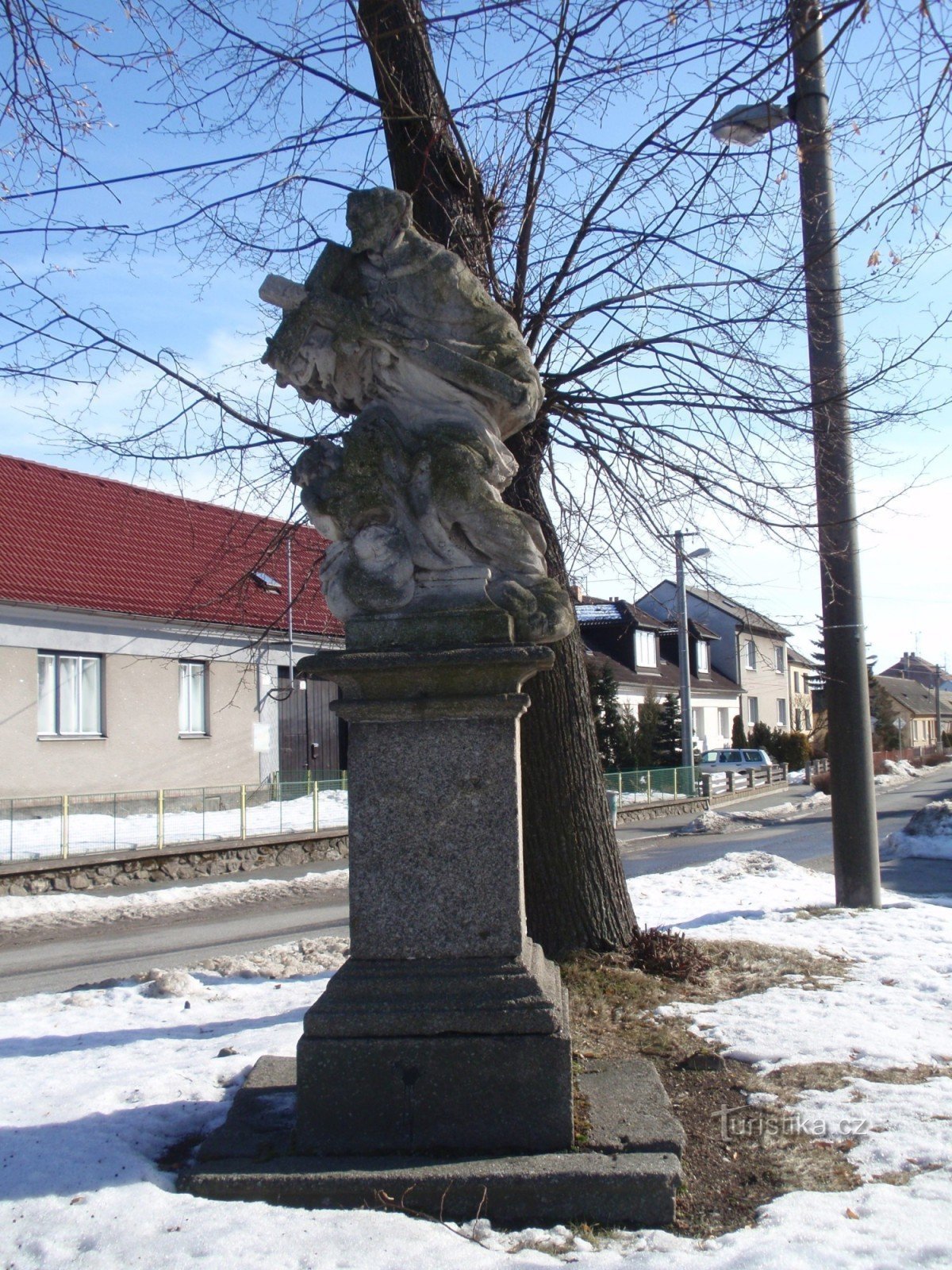 Strítež - standbeeld van St. Jan Nepomuck