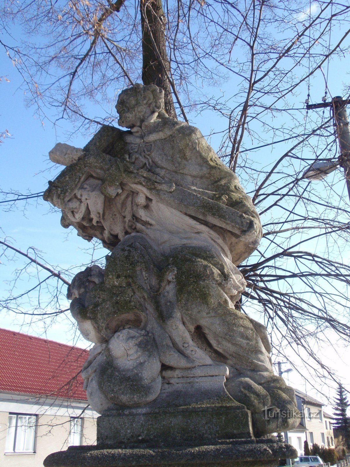 Strítež - posąg św. Jan Nepomucký
