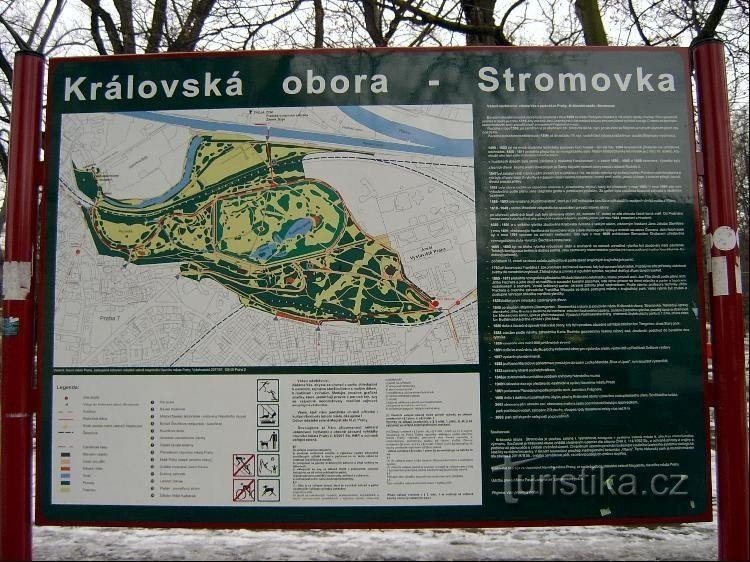 Stromovka - kế hoạch