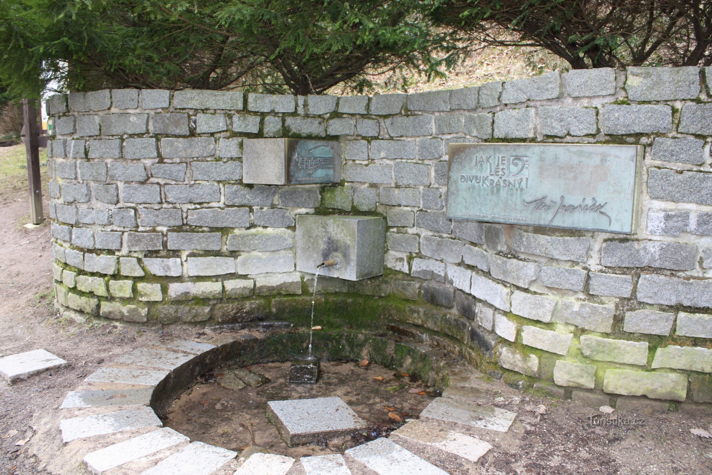 Leoš Janáčeks Brunnen