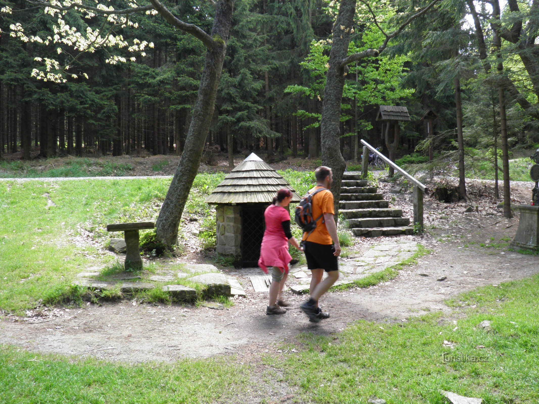 Brunnen des Herrn unter Javořicí in der Böhmisch-Mährischen Höhe