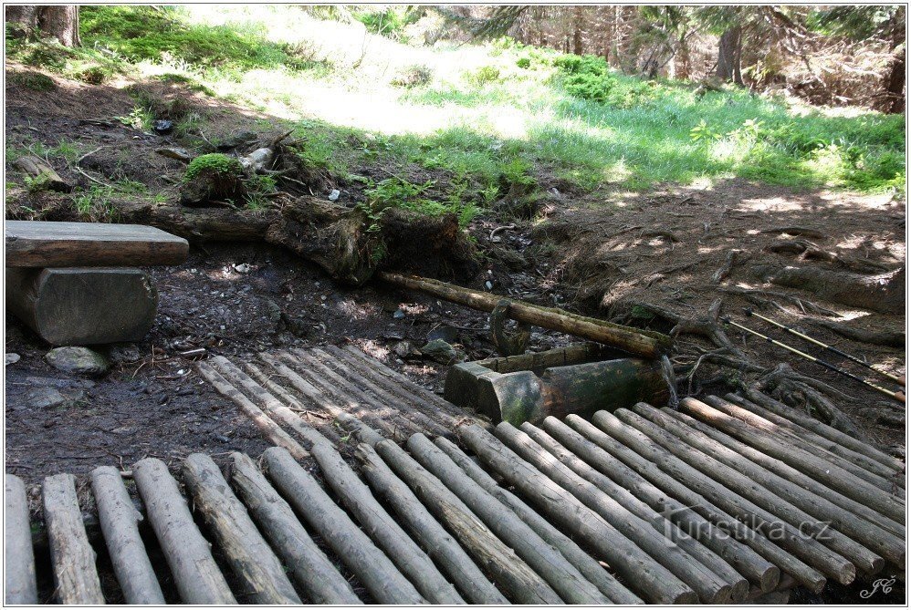 The well under Růžohorká