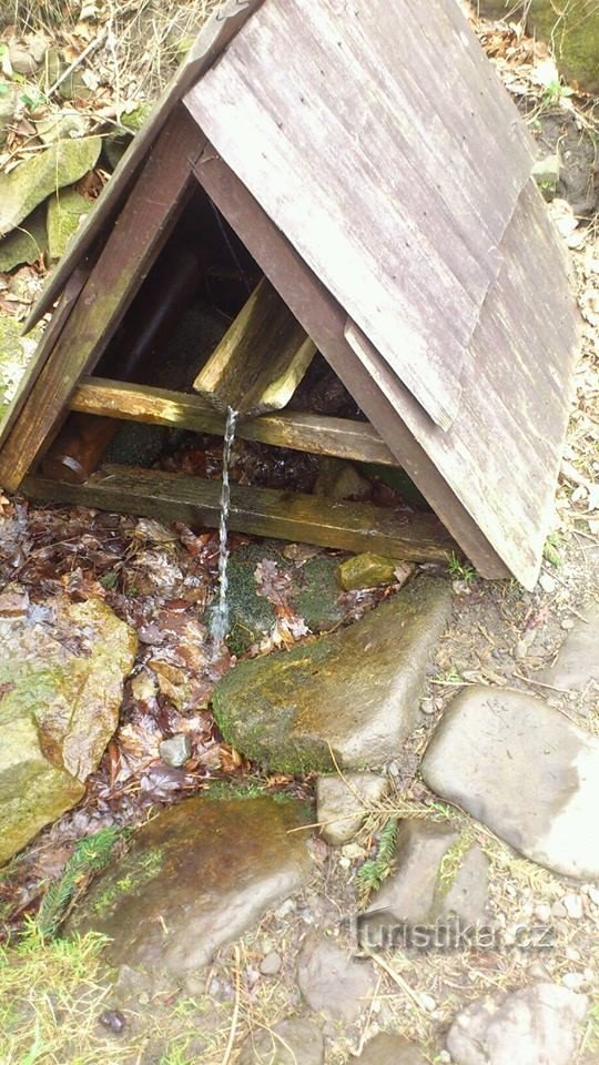 a Tanečnicí alatti kút, amelyet Borová mögött fogunk elhaladni.