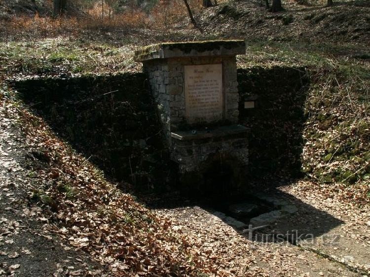 Studánka Prosba lesa - celkový pohled