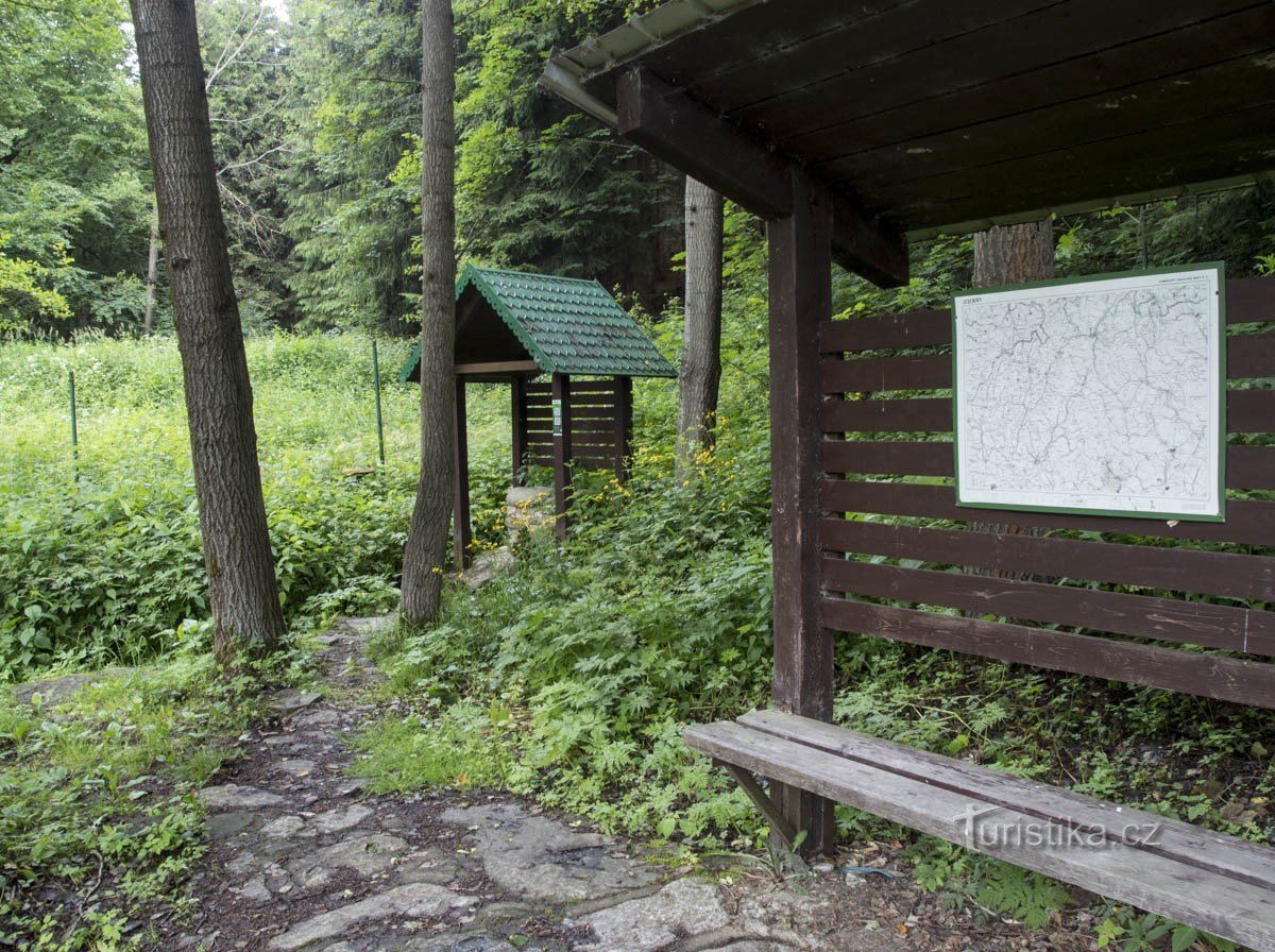 Studnia w pobliżu Bystřin