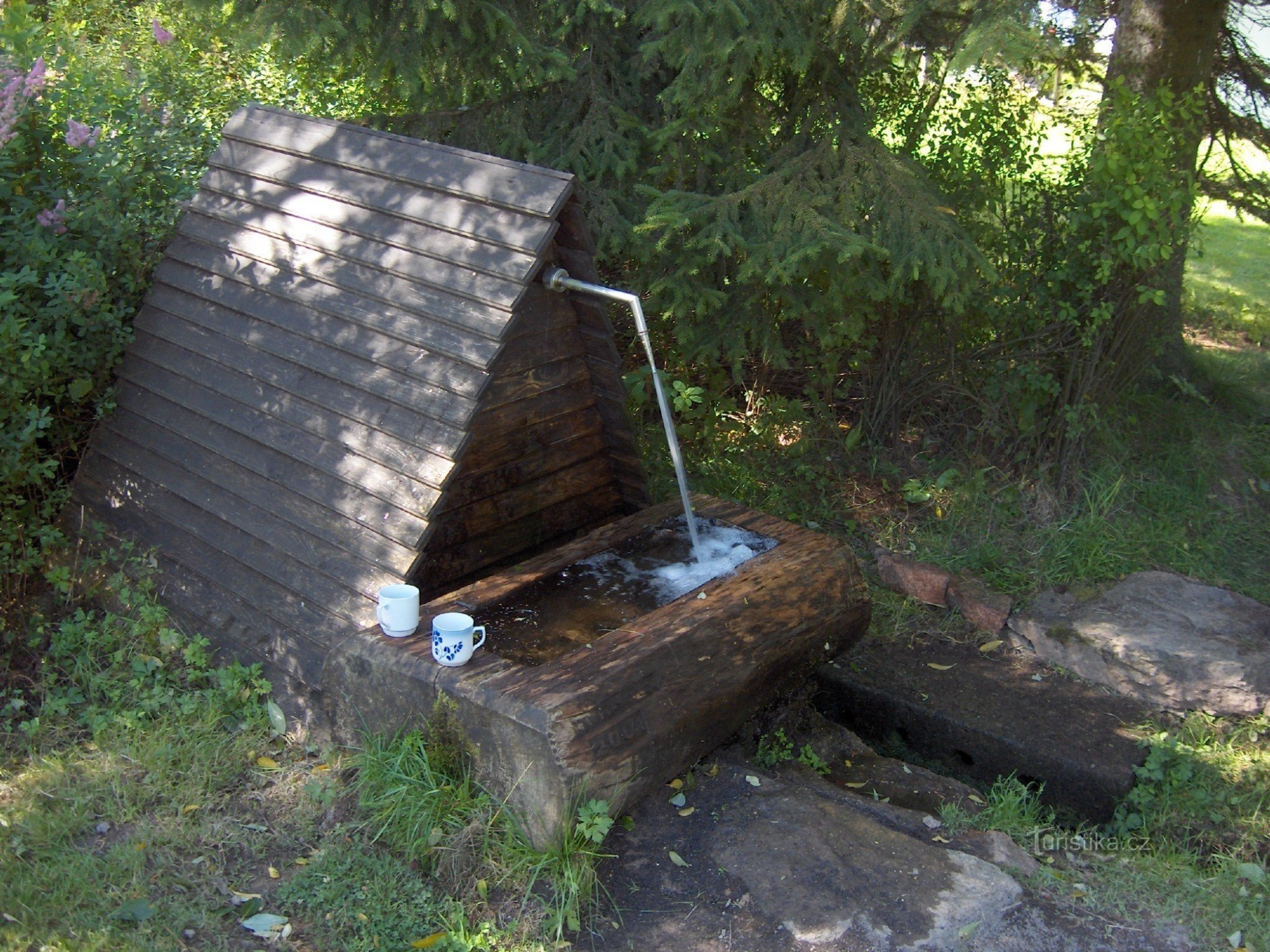 Studánka v Českém Jiřetíně