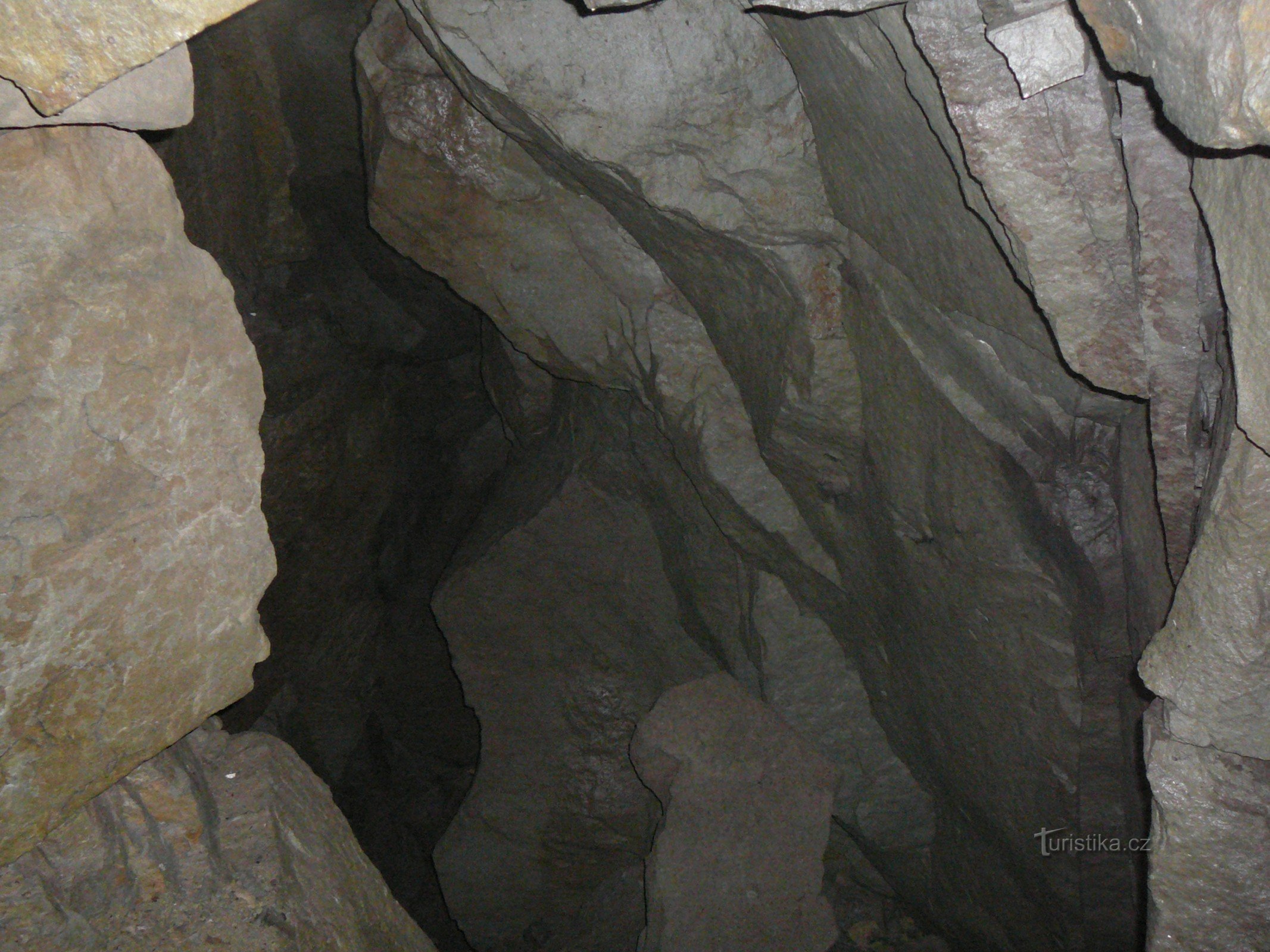 Koude grot binnen