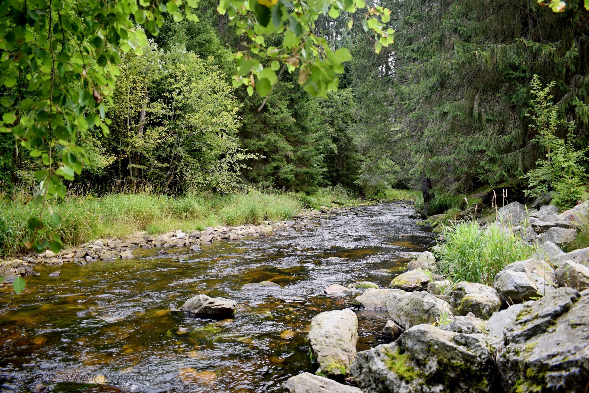 Hladna Vltava kod Crnog križa.