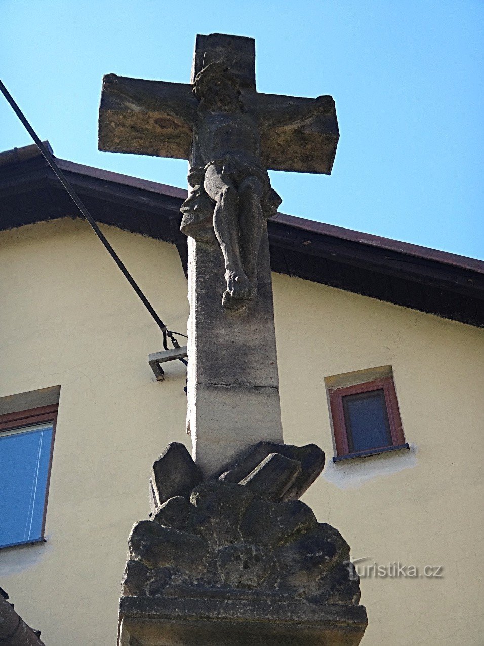 Studenka detail of Fabián's cross